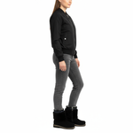 Унты укороченные женские из мутона и замши