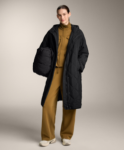 Oysho Укороченная куртка с регулируемой талией из модала с начесом, оливковый