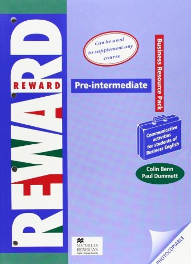 Reward Pre-Int Resource Pack Business