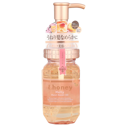 &honey, Melty Moist Repair Oil, розовый и мед для душа, 100 мл (3,4 жидк. Унции)