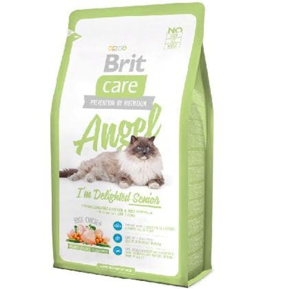 Brit Care Cat Angel Delighted Senior 400г. сухой корм для пожилых кошек