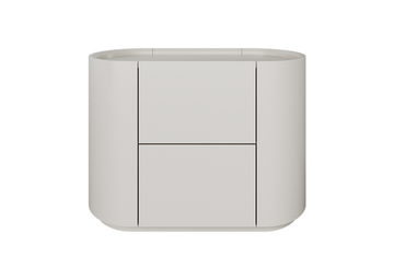 Тумба прикроватная Lagom 2 ящика ширина 60 см (дымка)