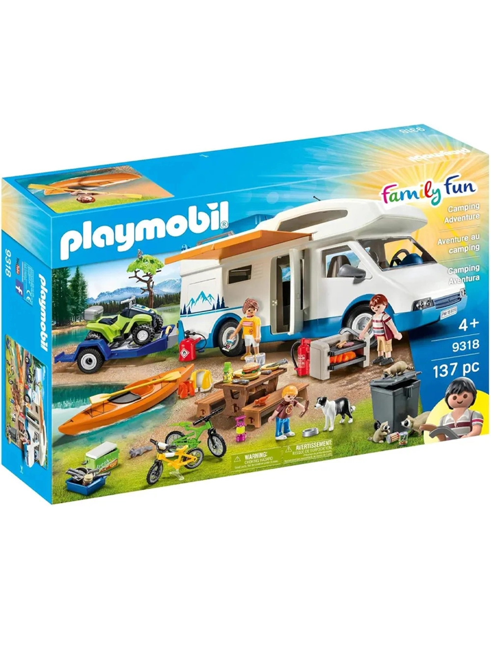 Набор Семейный набор для кемпинга Playmobil 9318