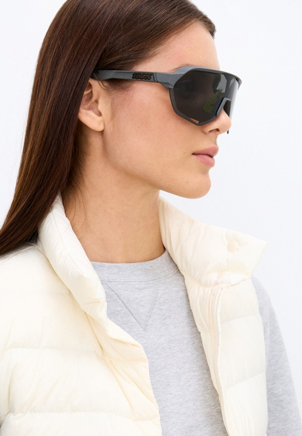 Спортивные очки 100% S2 / Soft Tact Cool Grey / Smoke Lens OS