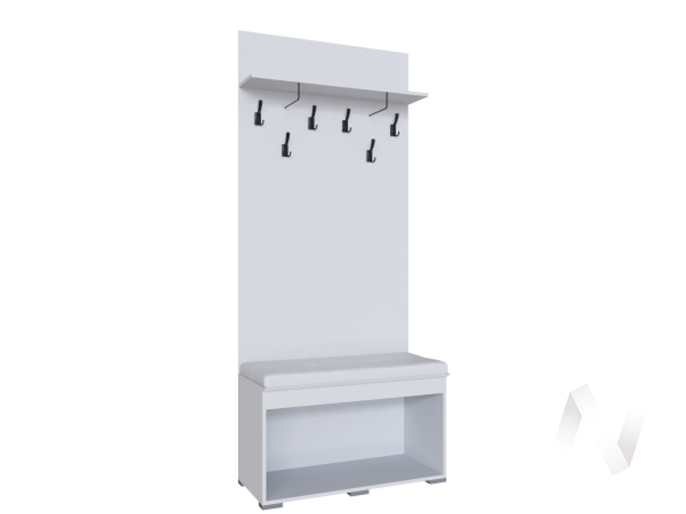 Тумба с вешалкой Прихожая Плейона