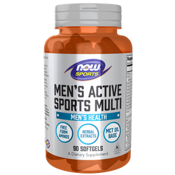 Now Foods Men's active sports multi 90 softgels , Мужские витамины