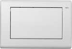 Панель смыва унитаза TECEplanus для одинарной системы смыва, цвет белый матовый