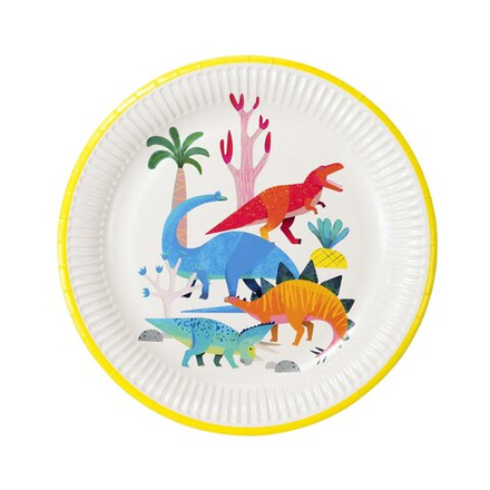 Тарелки большие "Dino Party" 8 шт.