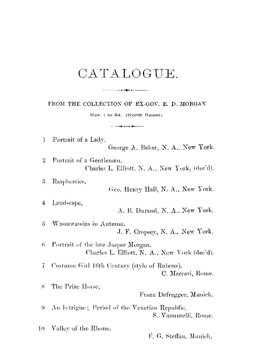 Catalog of the New York Centennial loan exhibition of paintings, selected from private galleries, 1876 : at National Academy of Design, at the Metropolitan Museum of Art | Нет автора