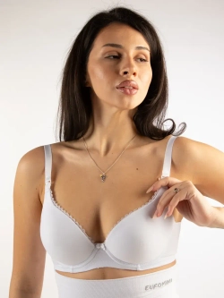 Бюстгальтер для кормления "Элизе" белый