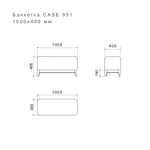 Банкетка CASE 951