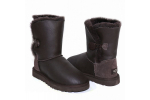 UGG Bailey Button Metallic Chocolate