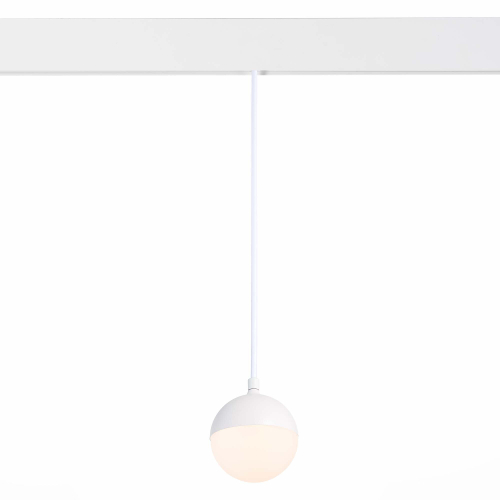 ST358.533.07 Магнитный трековый светильник подвесной Белый LED 1*7W 3000K 520Lm Ra&gt;80 120° IP20 D90xH90 48V SKYLINE 48