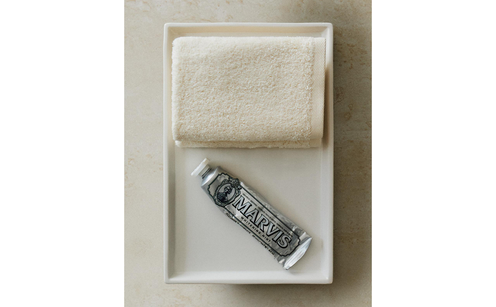 Zara Home поднос, фаянс, белый · 1576/043