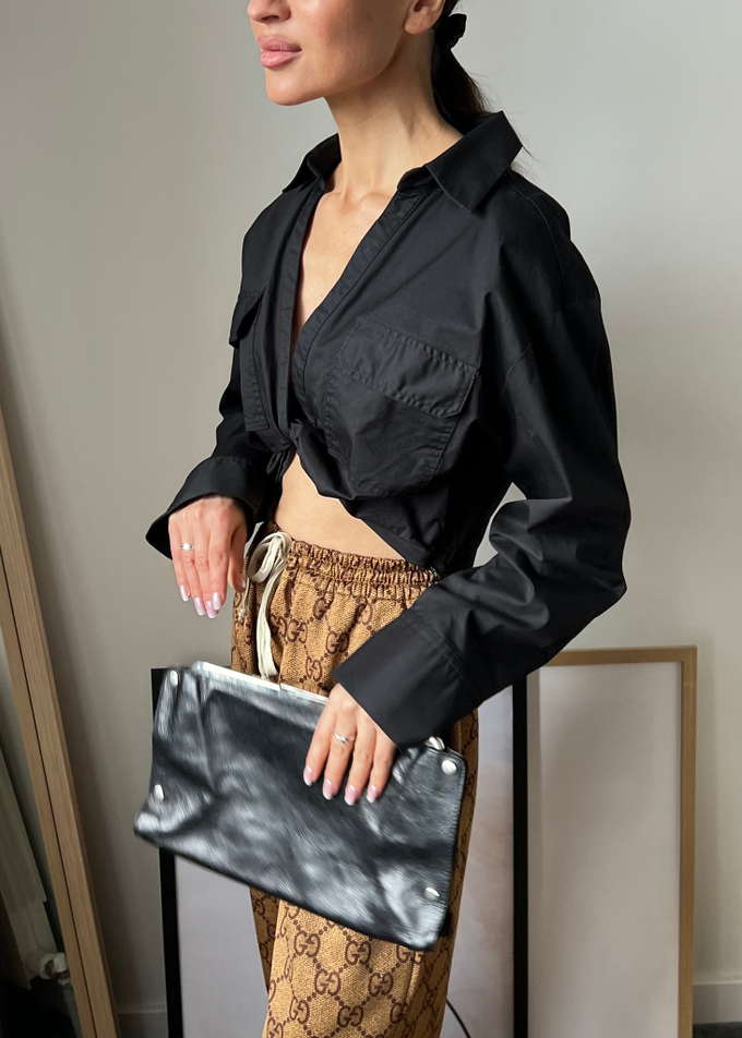 Хлопковая блузка Zara, M