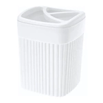 СТАКАН ДЛЯ ЗУБНЫХ ЩЕТОК VELVET 90х119ММ, 0,65Л (Белый)