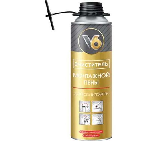 Очиститель монтажной пены  V6  500 мл