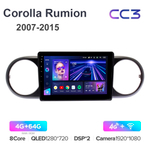 Teyes CC3 9"для Toyota Corolla Rumion 2007-2015