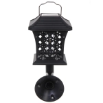 Фонарь садовый «Вечер» 12*12*13,5 см (h=60 см) на солнечной батарее (универсальный), Теплый белый