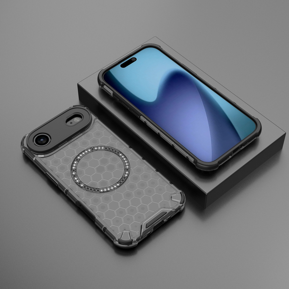 Прозрачный чехол Honeycomb Magnetic Case для iPhone Air