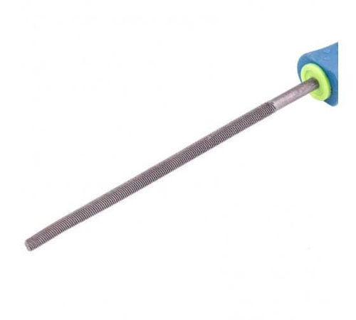 НАПИЛЬНИК 150 ММ КРУГЛЫЙ ДВУХКОМПОНЕНТНАЯ РУКОЯТКА №2 СИБРТЕХ 16124