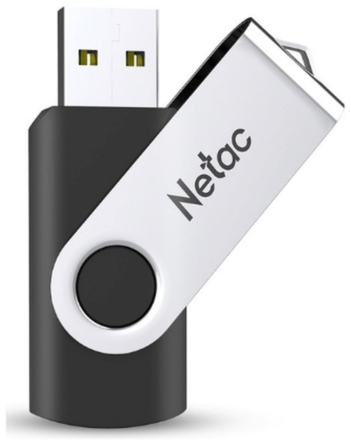 USB Flash карта Netac U505 256GB черный-серебристый
