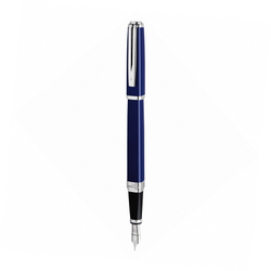 Перьевая ручка Waterman Exception, цвет: Slim Blue ST, перо: F