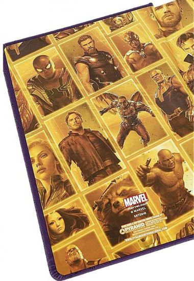 Записная книжка формата А5 премиум Avengers: Infinity War (Gauntlet LED)