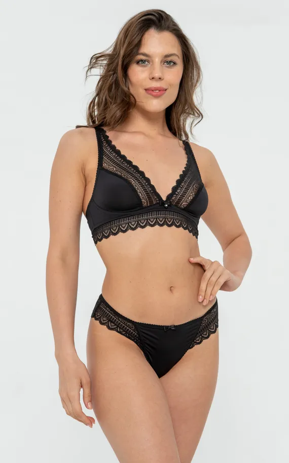 Трусы-бразилиана TM10 Черный