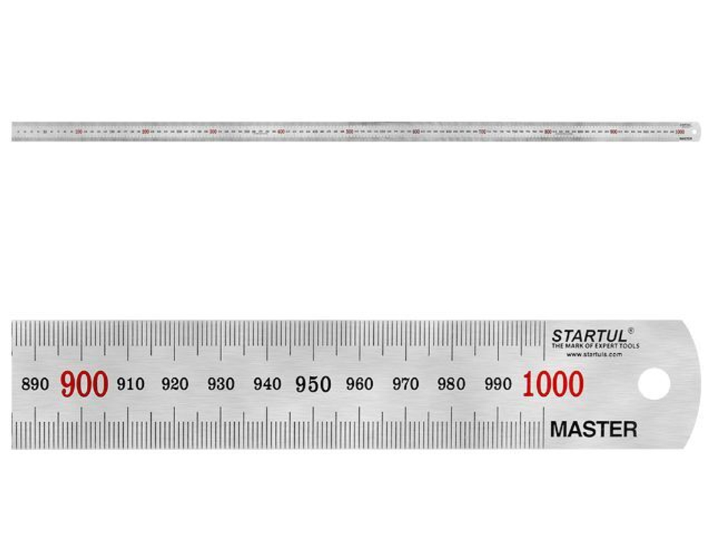 Линейка измерительная 1000мм STARTUL MASTER (ST3500-100) (быт.)