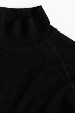 H&M Шерстяной лыжный топ, черный