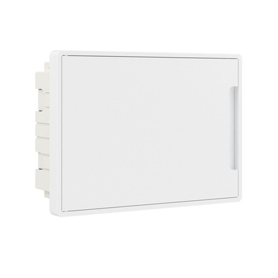 Щиток 12 мод встраиваемый FRAME, белый, с белой дверцей, с 2 шинами PENна 6 и 8 отв.