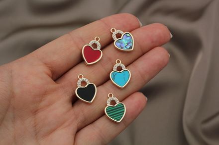 Подвеска Сердце 12х18мм
