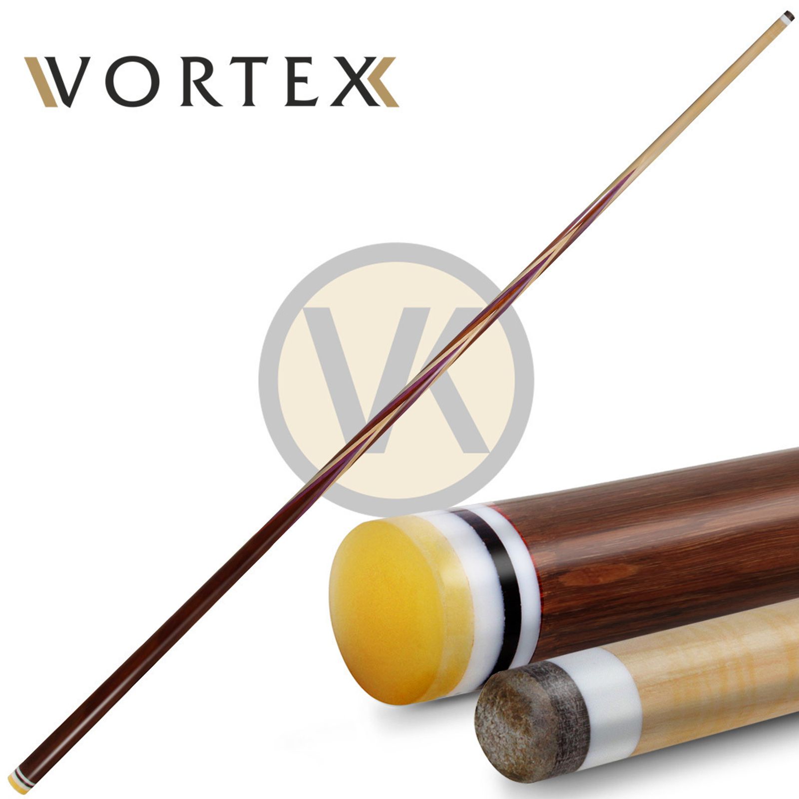 Кий Интегро, 10 запилов, граб/амарант 1РС Vortex фото №3