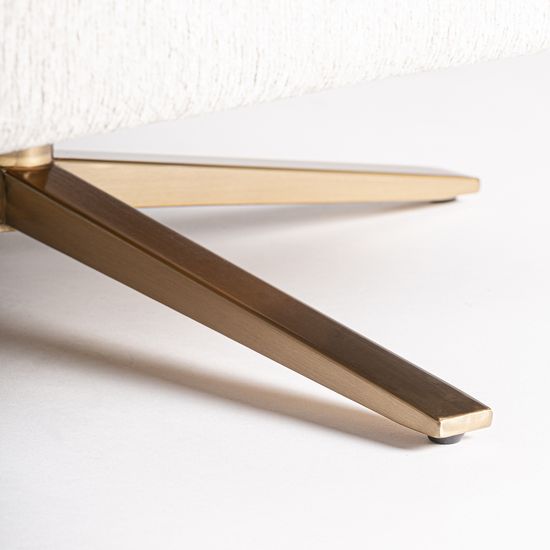 Кресло Elise бархат кремово-белое Испания 