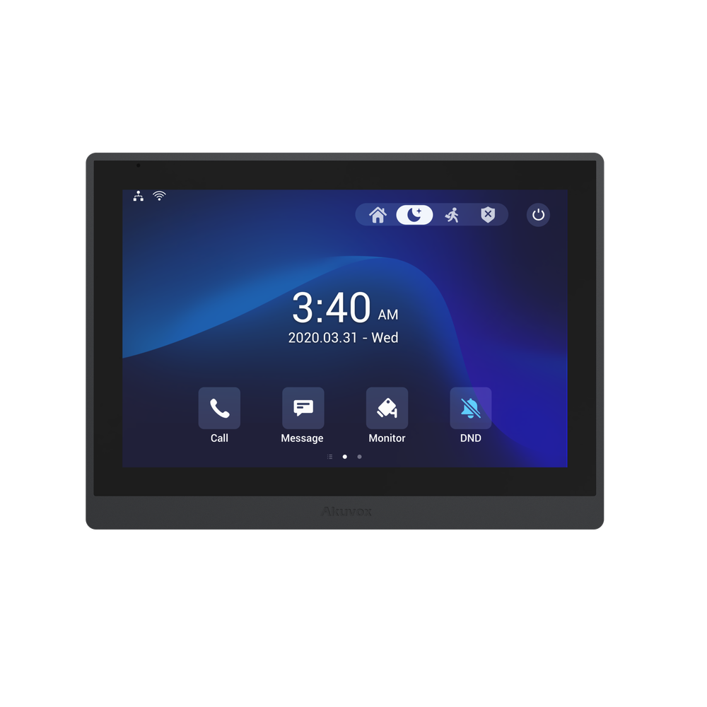 Akuvox IT88S (ЧЕРНЫЙ) Android SIP indoor wall monitor
