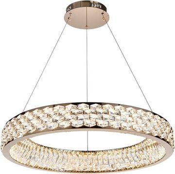 Люстра подвесная LED 70W 3000К-6000К 4040/03/08P золото/прозрачный Rhombus Stilfort