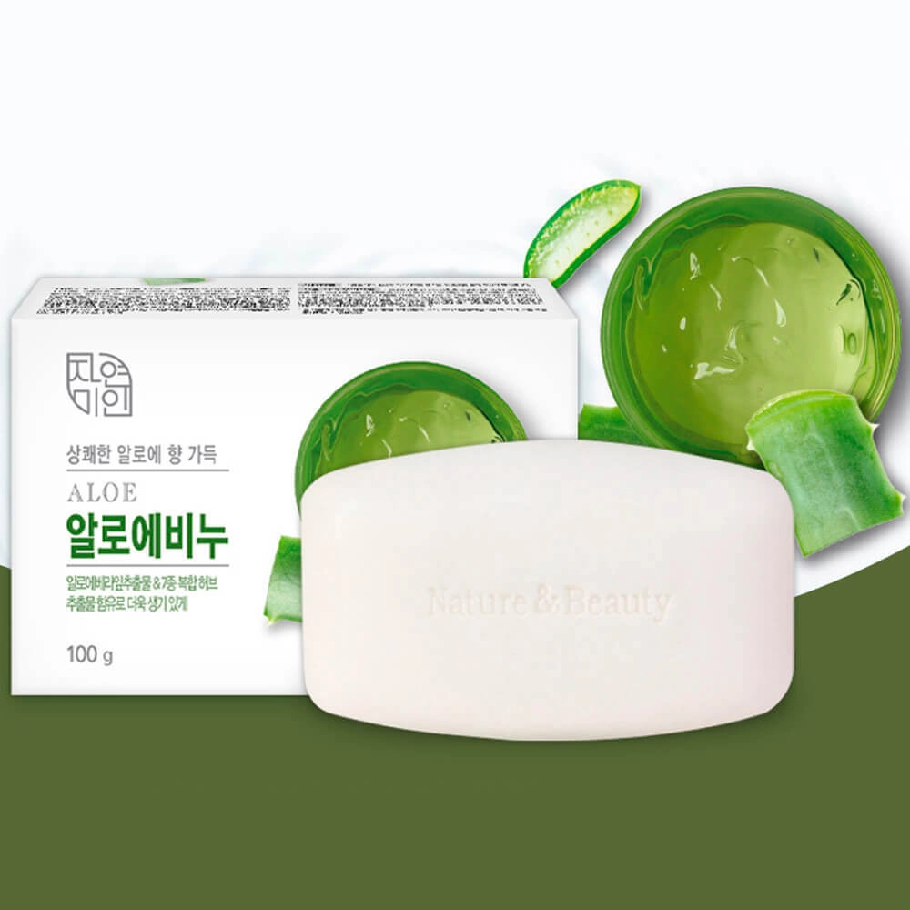 Мыло для тела отшелушивающее Mukunghwa Fresh Aloe Soap 90 г