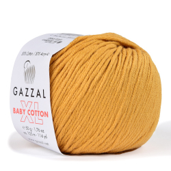 Пряжа Baby Cotton XL 50 г,105м,50%хлопок, 50%акрил (цена за 1 шт)