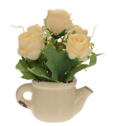 GAEM Цветочная композиция "Розы", L14 W14 H17 см, 4в.