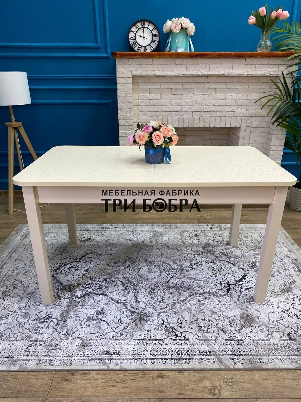 Большой кухонный стол "Макси", ванильная лоза