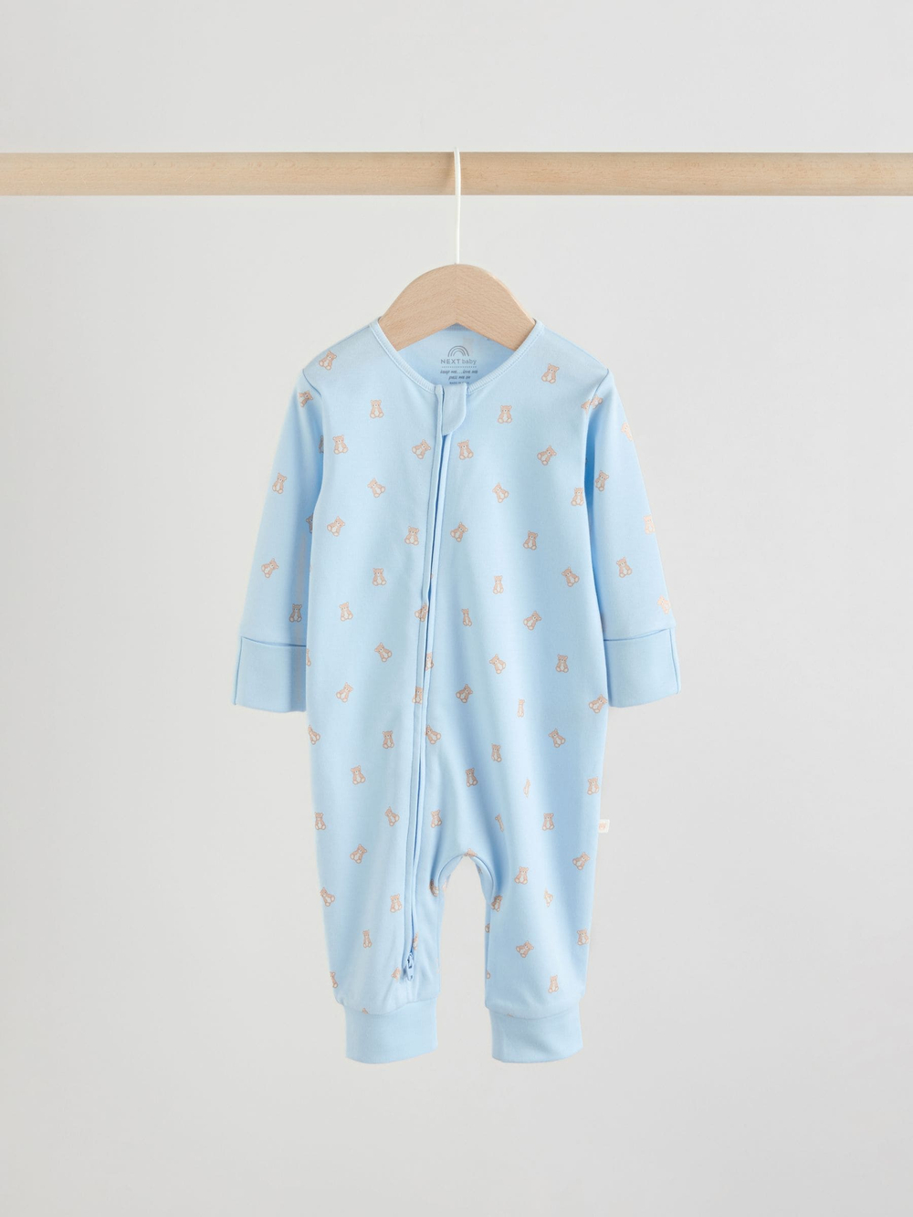 Комбинезон / Cлип для малышей Next W51-013, 3 шт., Голубой, Молочный