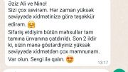 StartStore Pro: Отзывы покупателей Блок 6: Əziz Ali ve Nino!Sizi &ccedil;ox sevirəm. Hər zaman y&uuml;ksək səviyyədə xidmətinizə g&ouml;rə təşəkk&uuml;r edirəm. 🤗Sifariş etdiyim b&...