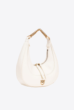 MINI BRIOCHE BAG HOBO - white/gold