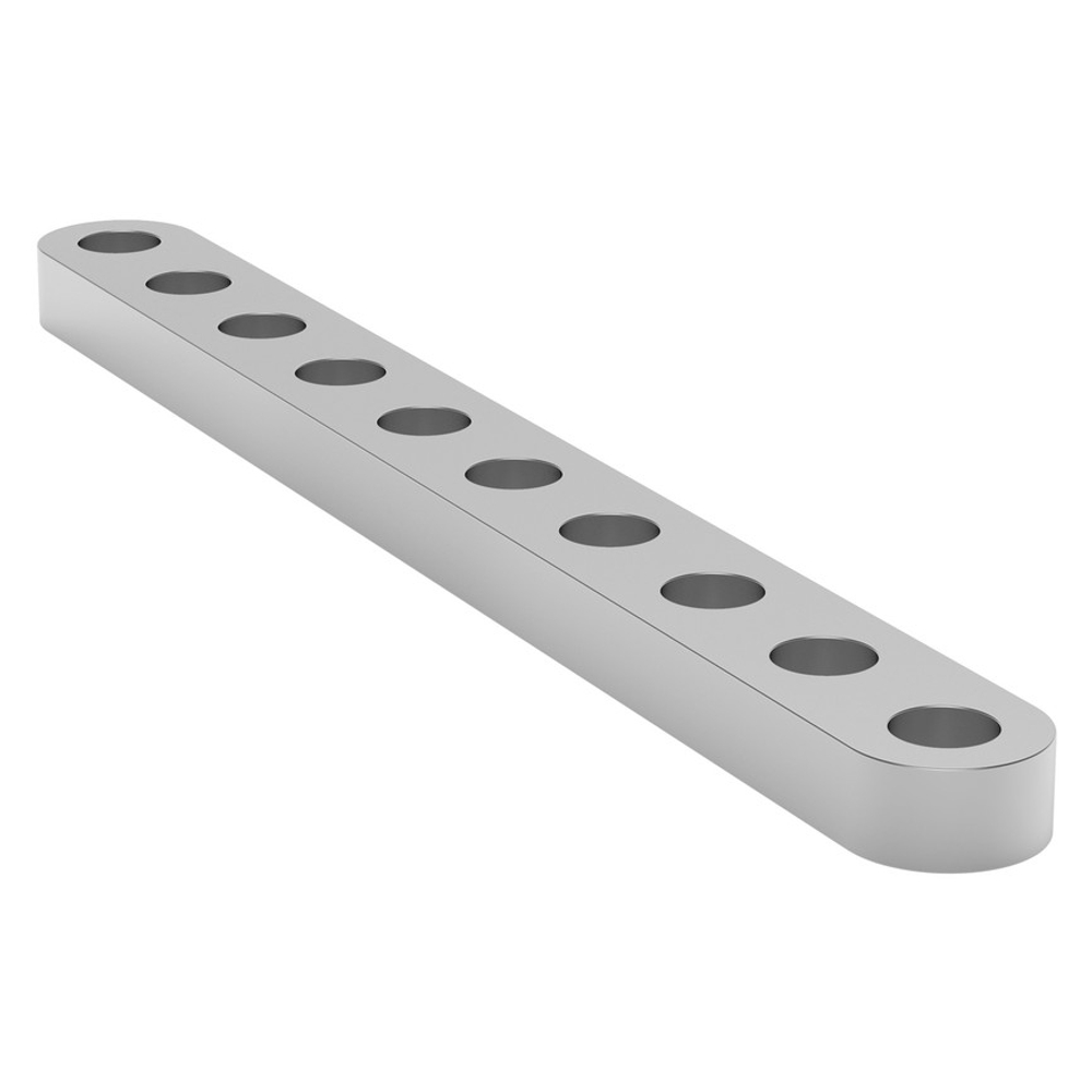 1102 Series Flat Beam (10 Hole, 80mm Length) - 2 Pack