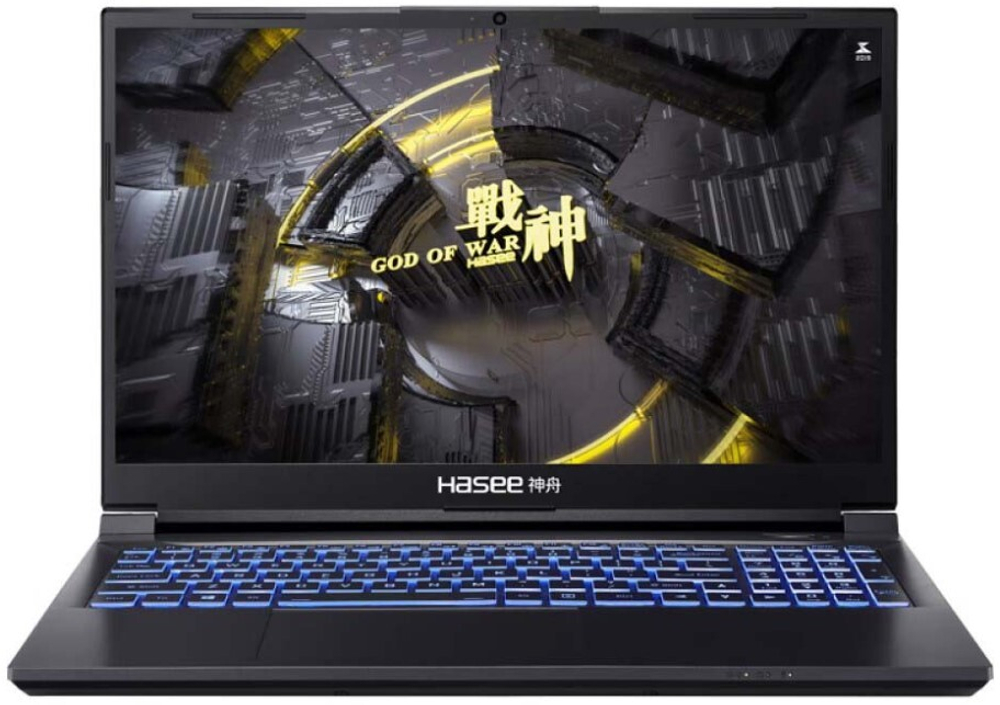 Ноутбук  Hasee Z7D6 FHD 15.6 ", Core i7, 16 Гб RAM, 512 Гб SSD, GeForce RTX 4050, Черный