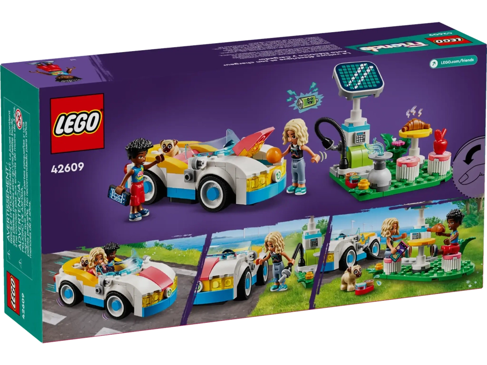 Конструктор LEGO Friends 42609 Электромобиль и зарядное устройство