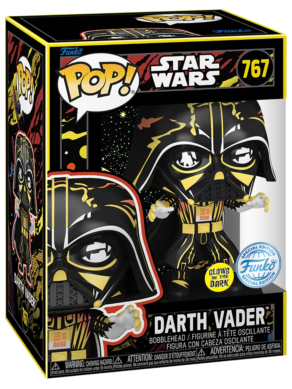 Фигурка Funko POP! Bobble Star Wars Darth Vader (Retro) (GW) (Exc) (767) 84982