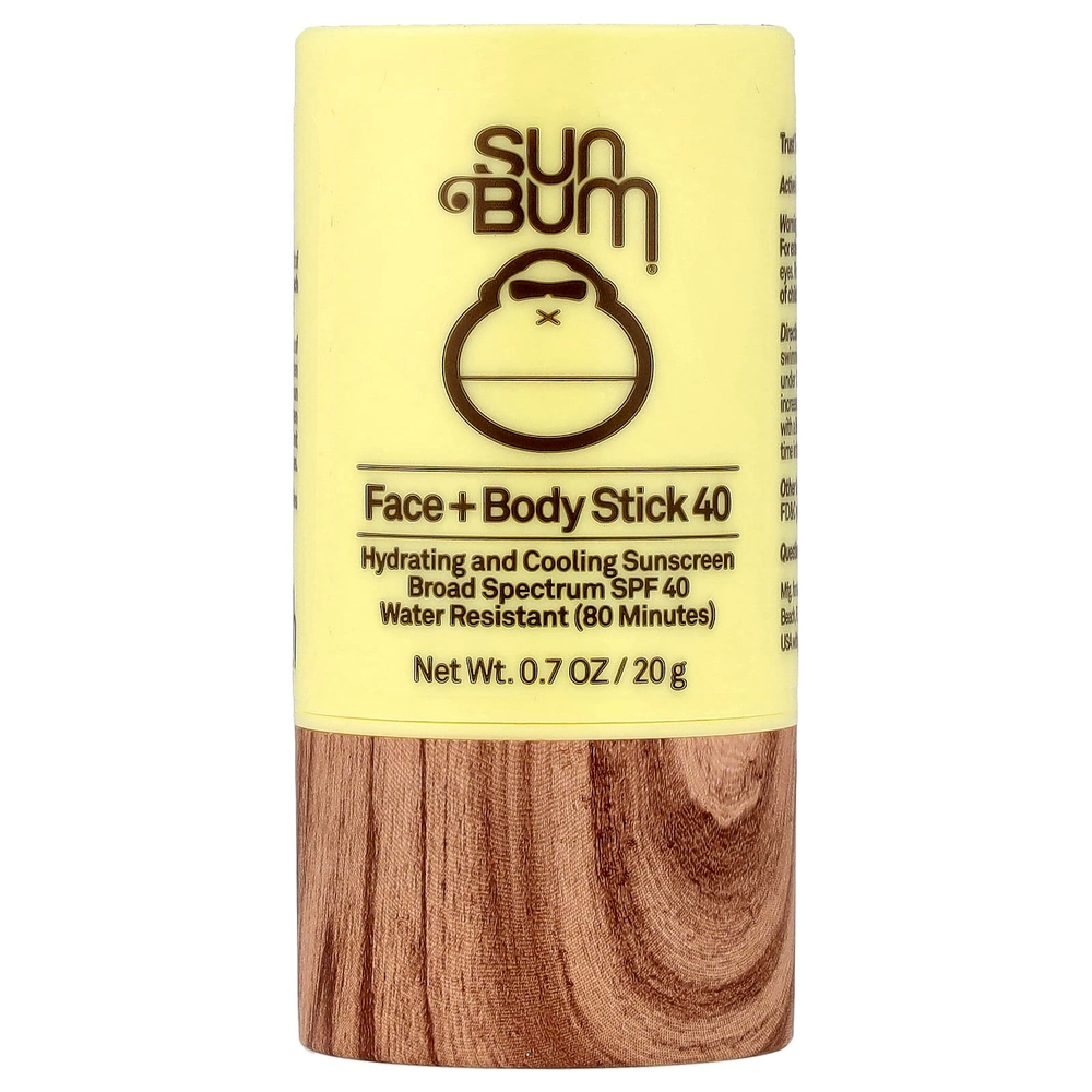 Sun Bum, стик для лица и тела, SPF 40, 20 г (0,7 унции)