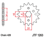 Звезда ведущая JTF1263.14 JT